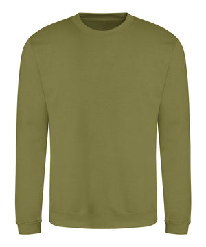 Awdis Sweatshirt in Khaki, front view