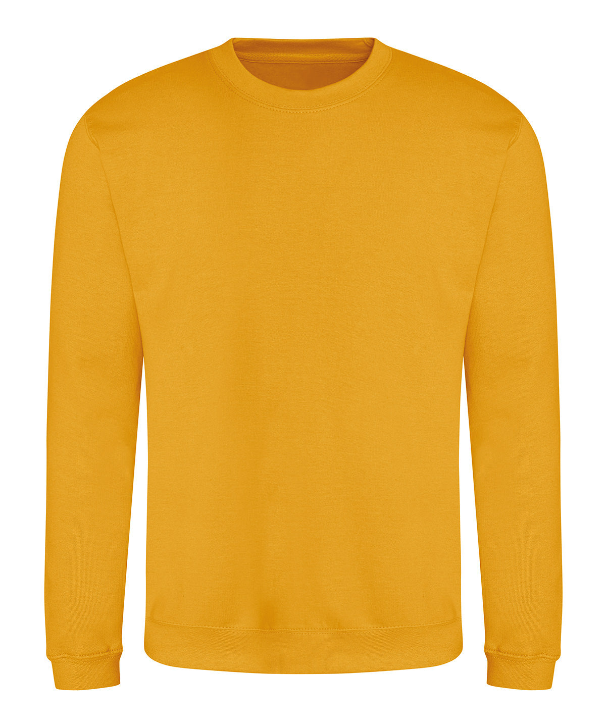 Awdis Sweatshirt in Mustard, front view