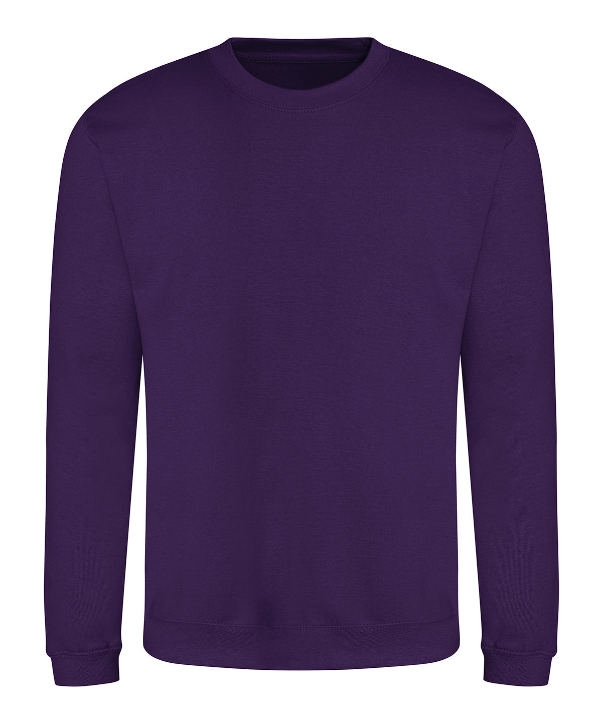 Awdis Sweatshirt in Purple, front view