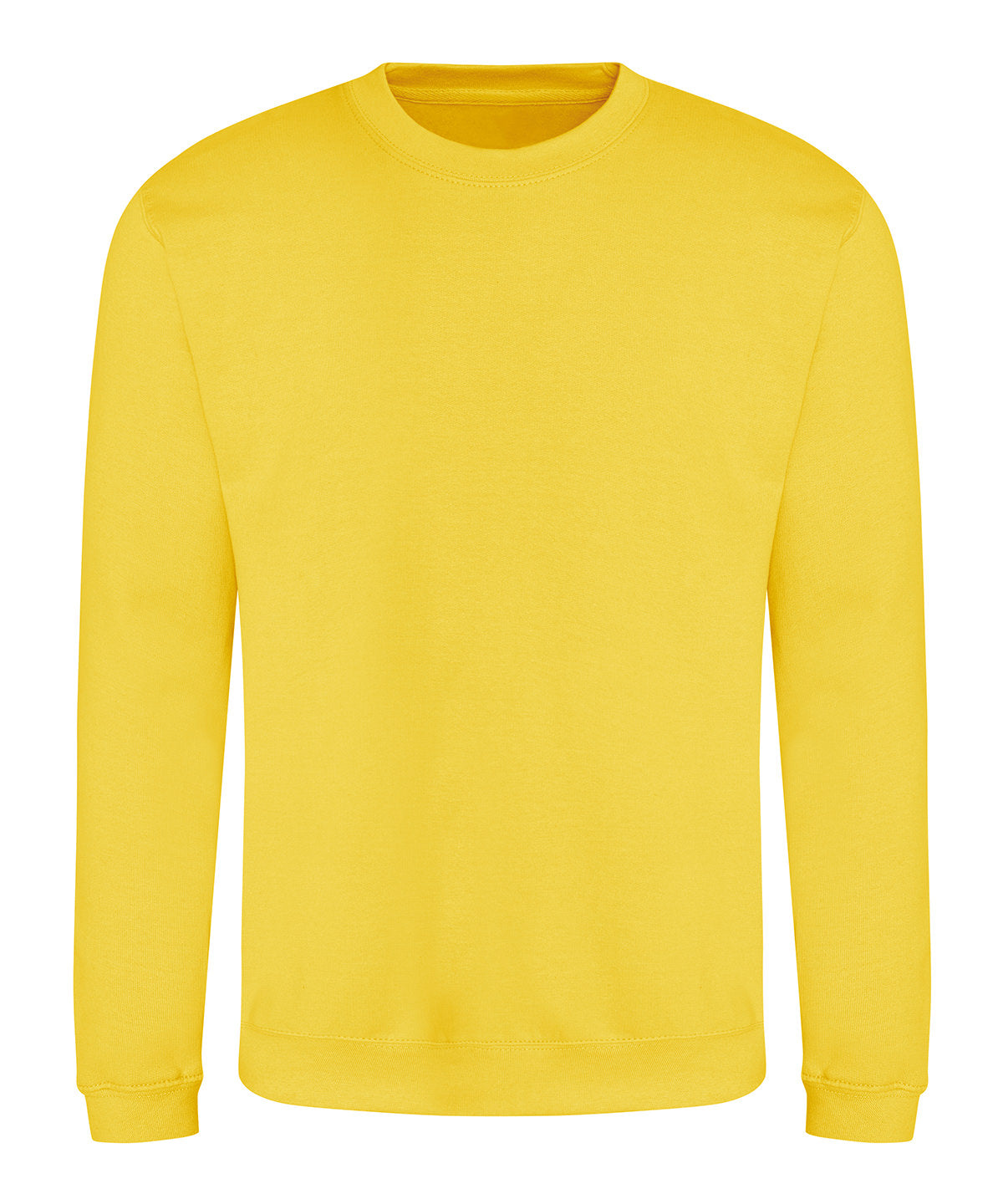 Awdis Sweatshirt in Sun Yellow, front view