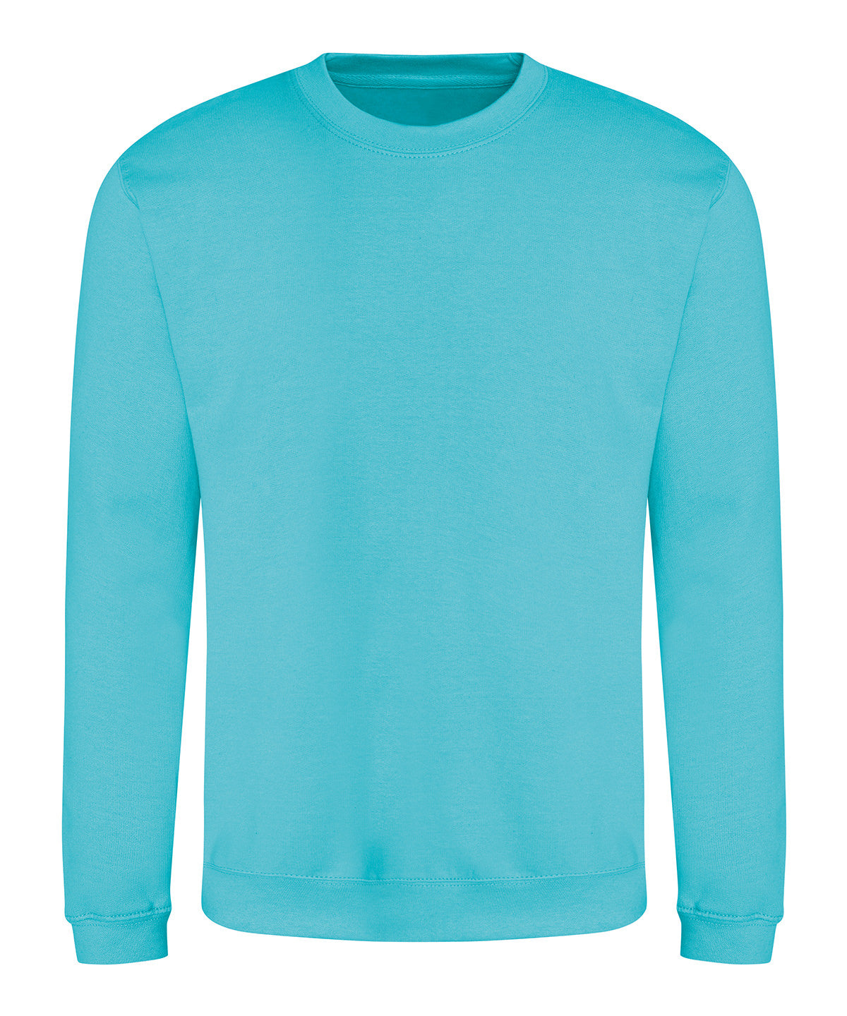 Awdis Sweatshirt in Turquoise Surf, front view