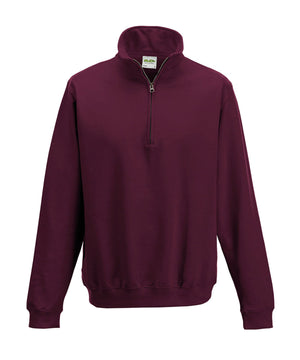 Sophomore ¼ Zip Sweatshirt in Burgundy, front view