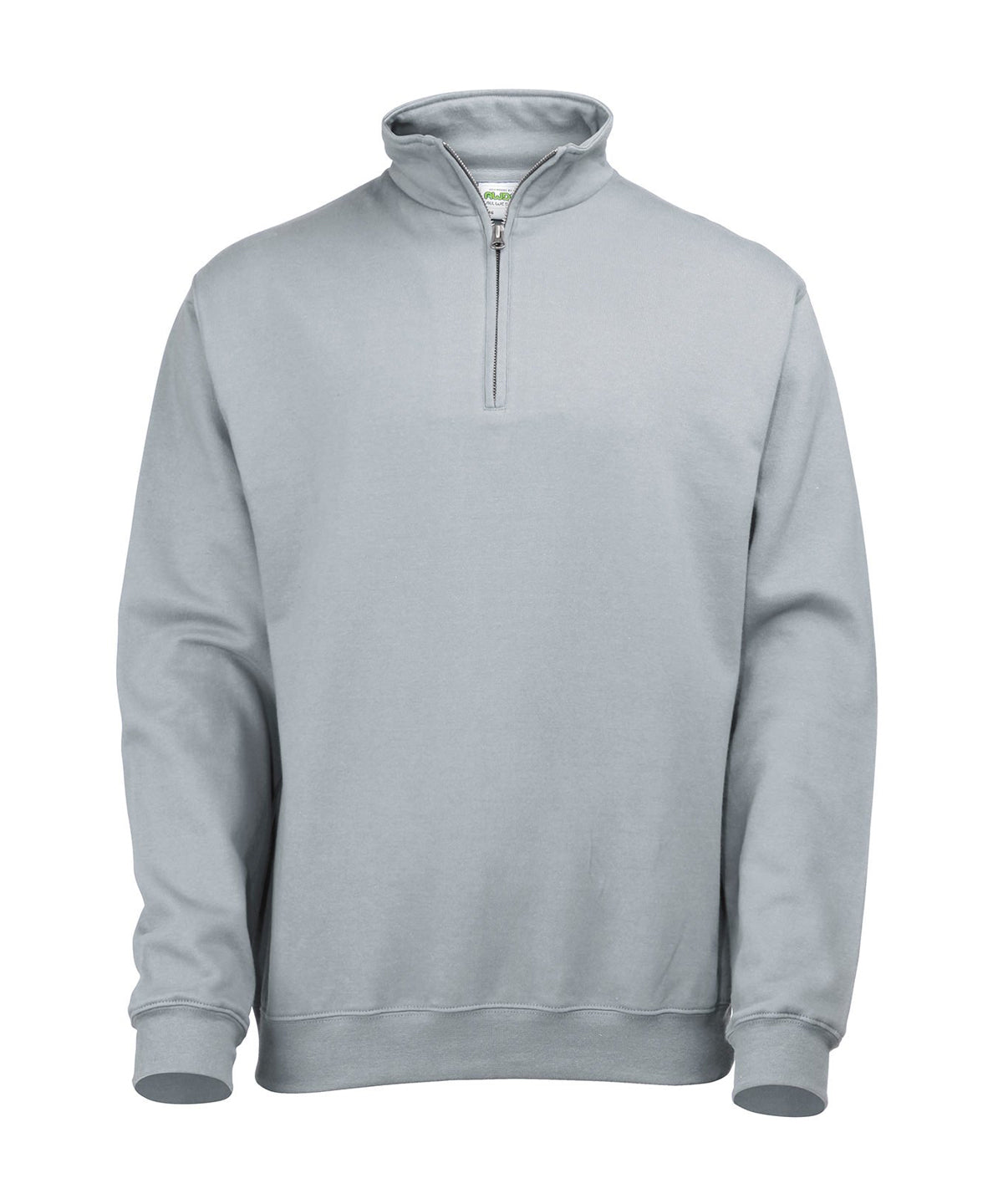 Sophomore ¼ Zip Sweatshirt in Heather Grey, front view