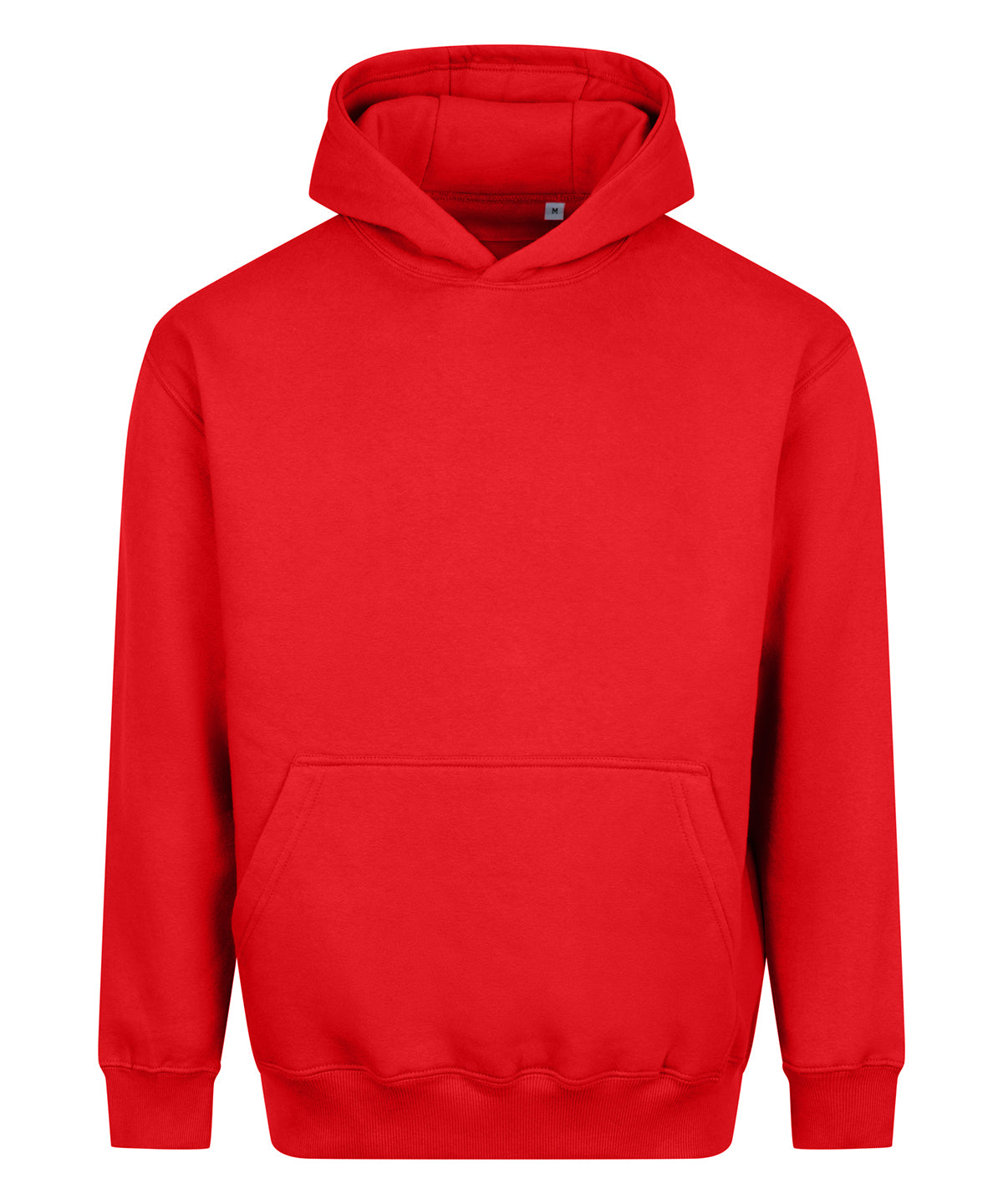 Vision Heavyweight Hoodie in Fire Red, front view