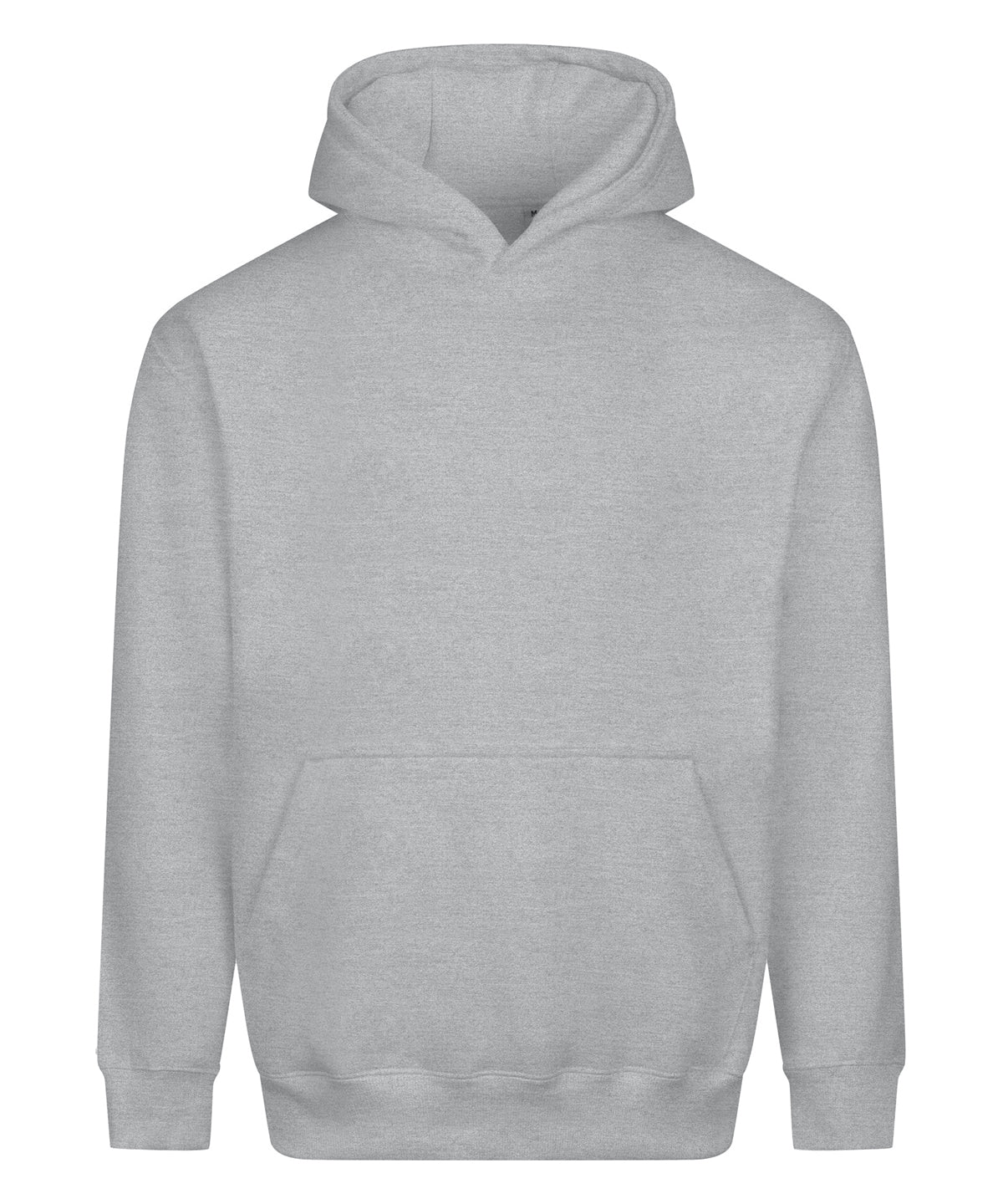 Vision Heavyweight Hoodie in Heather Grey, front view