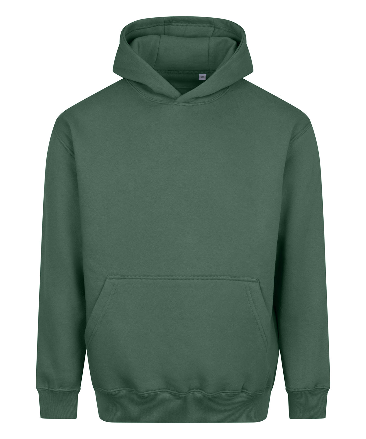 Vision Heavyweight Hoodie in Moss Green, front view
