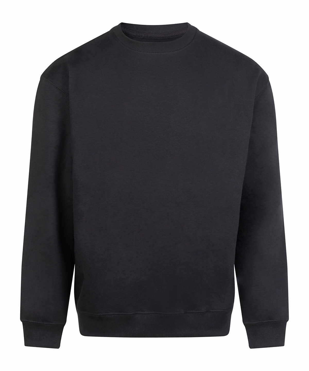 Vision Heavyweight Sweat in Deep Black, front view