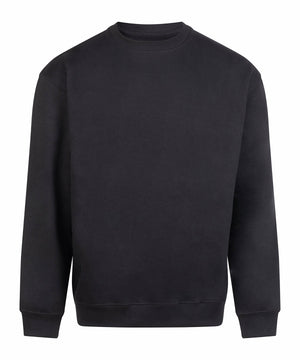 Vision Heavyweight Sweat in Deep Black, front view