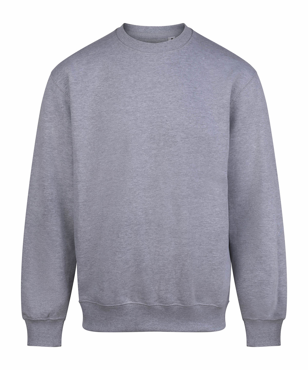 Vision Heavyweight Sweat in Heather Grey, front view