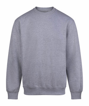 Vision Heavyweight Sweat in Heather Grey, front view