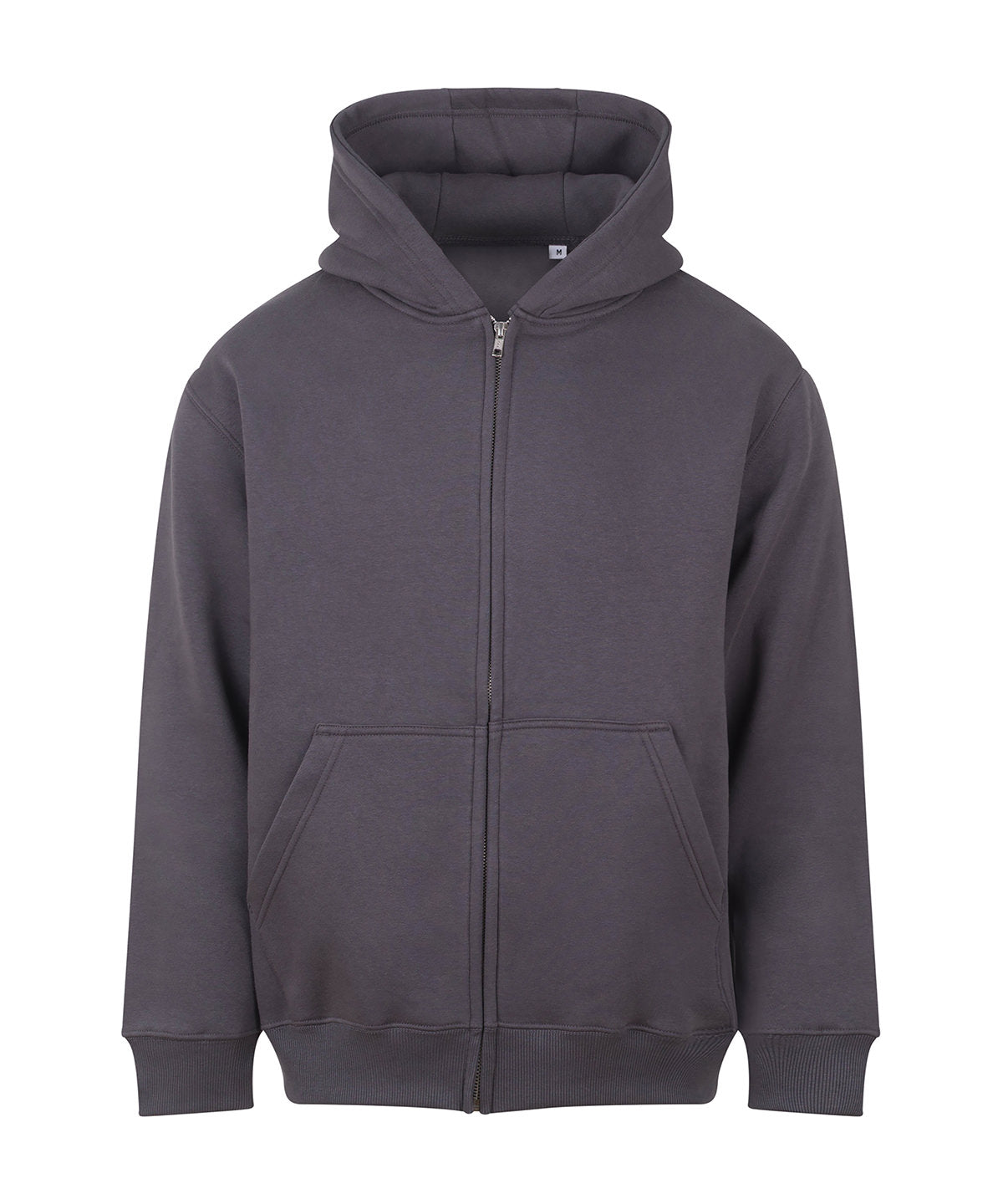 Vision Heavyweight Zoodie in Solid Charcoal, front view