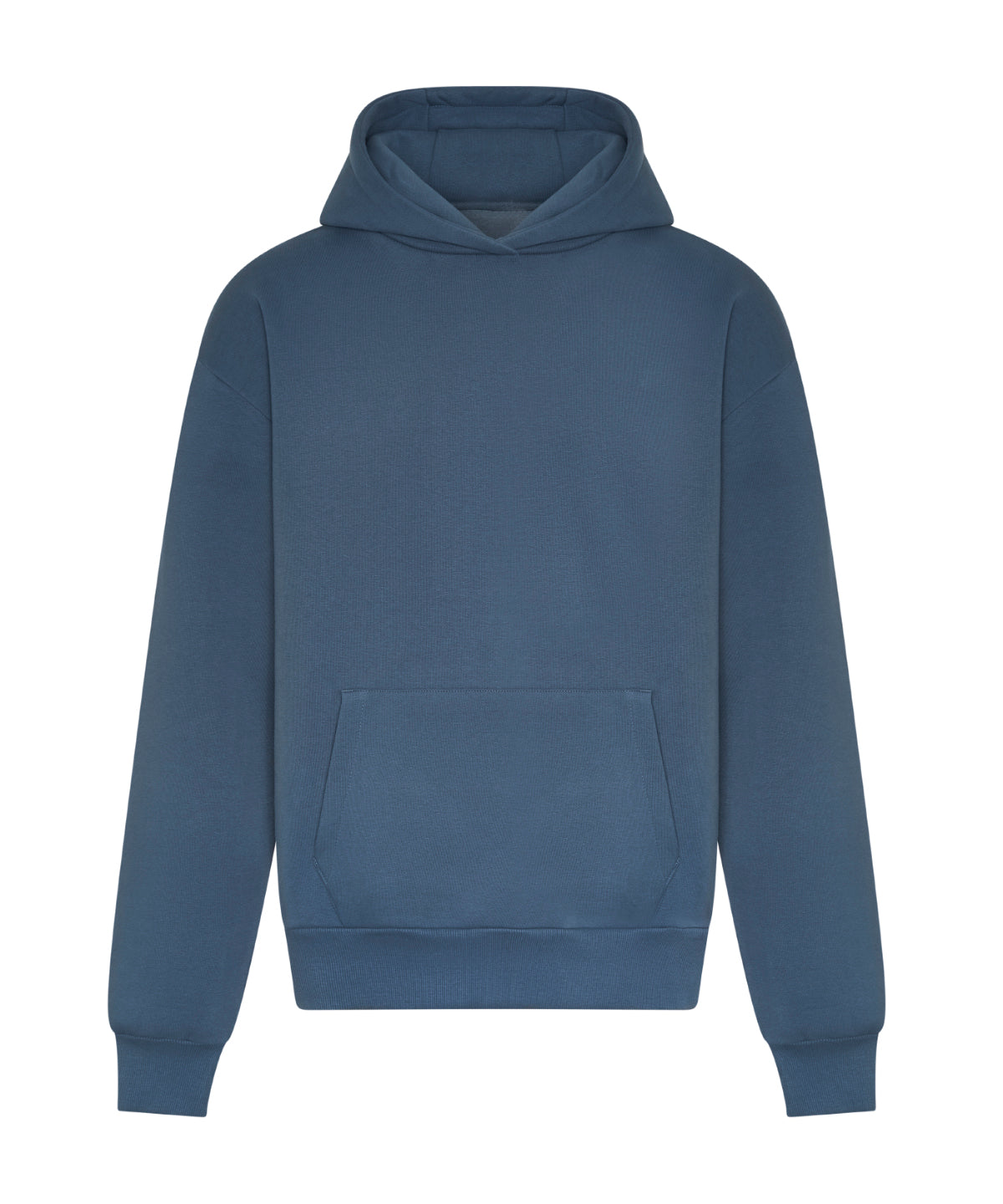 Signature Heavyweight Hoodie in Airforce Blue, front view