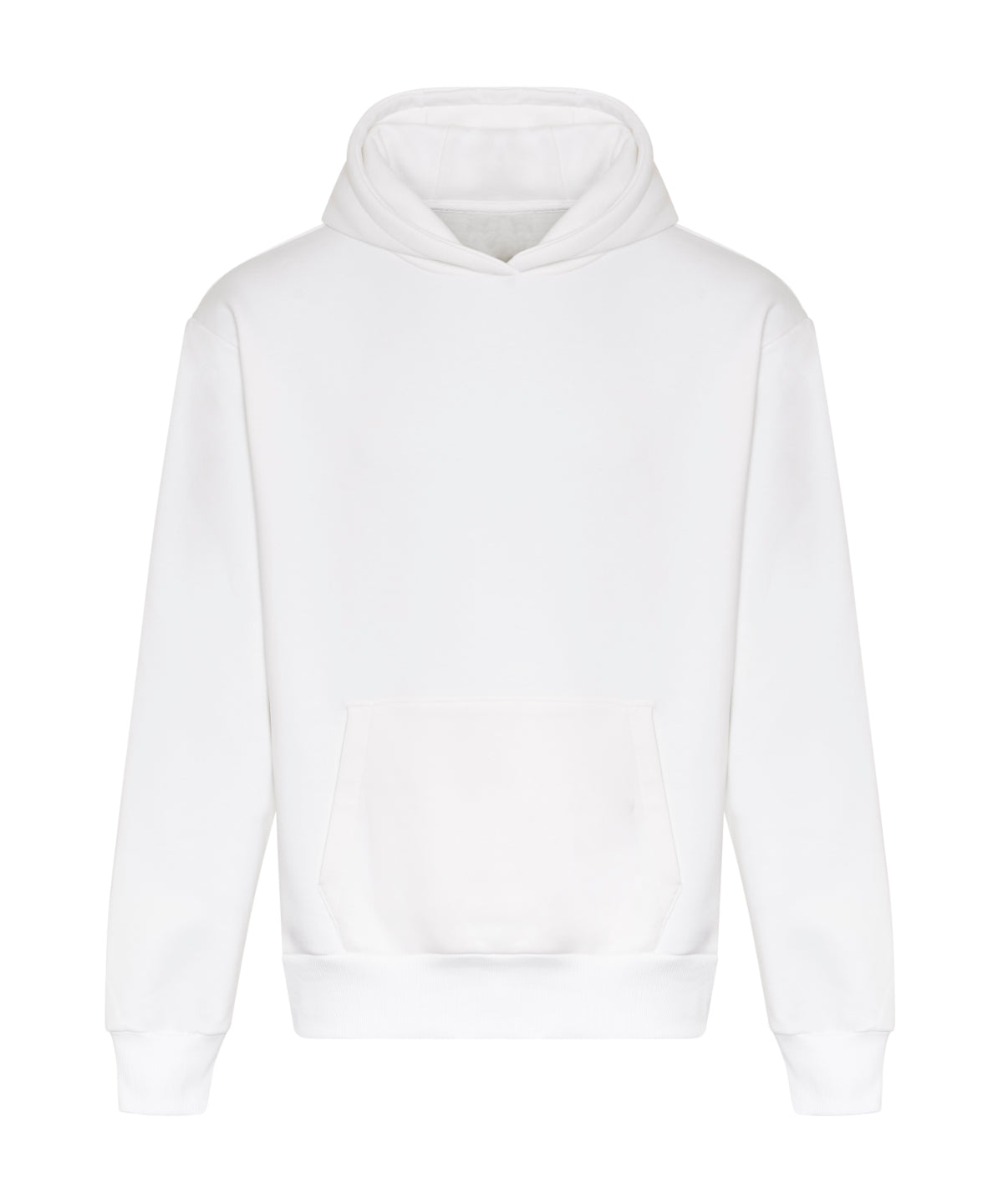 Signature Heavyweight Hoodie in Arctic White, front view