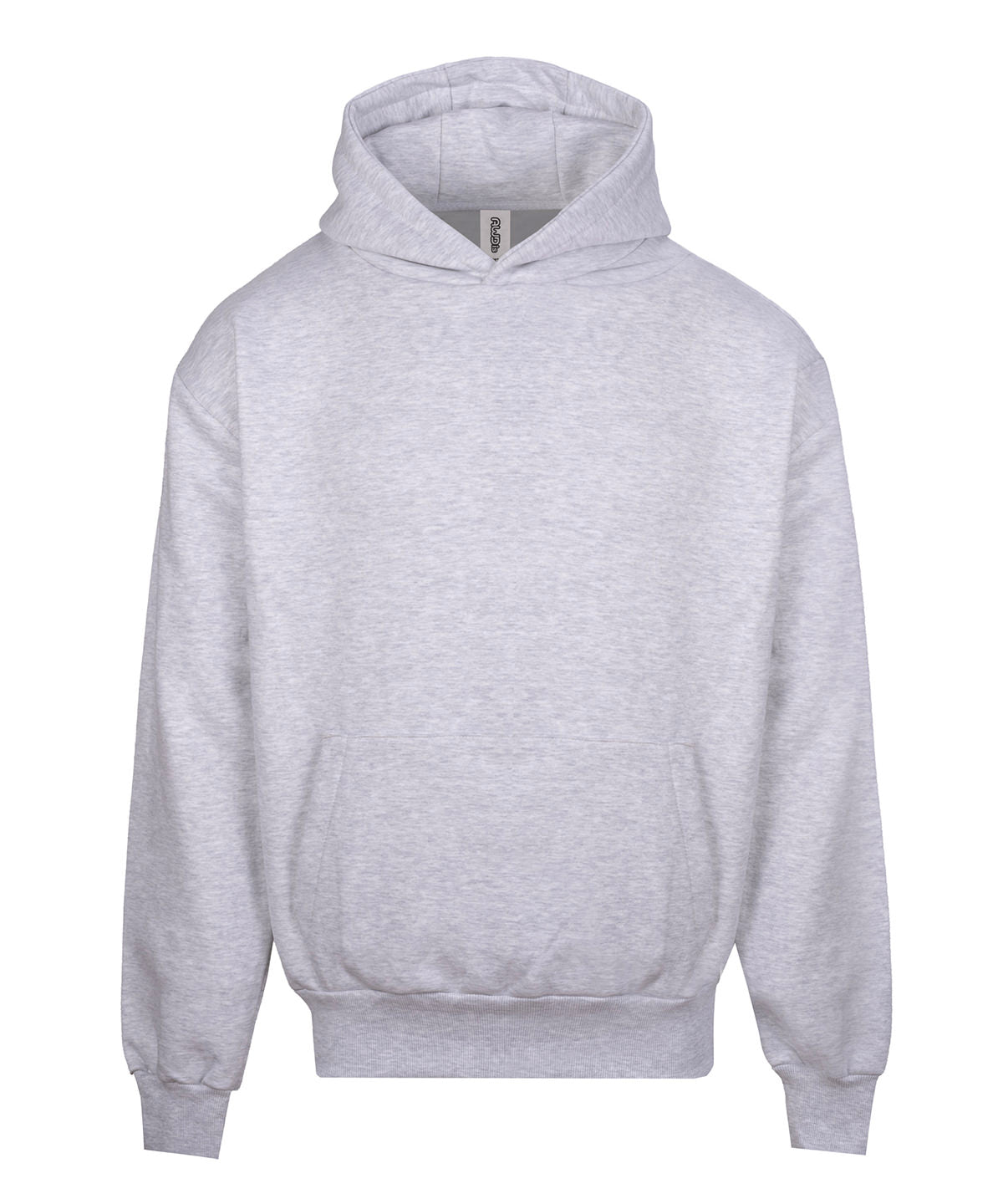 Signature Heavyweight Hoodie in Ash, front view