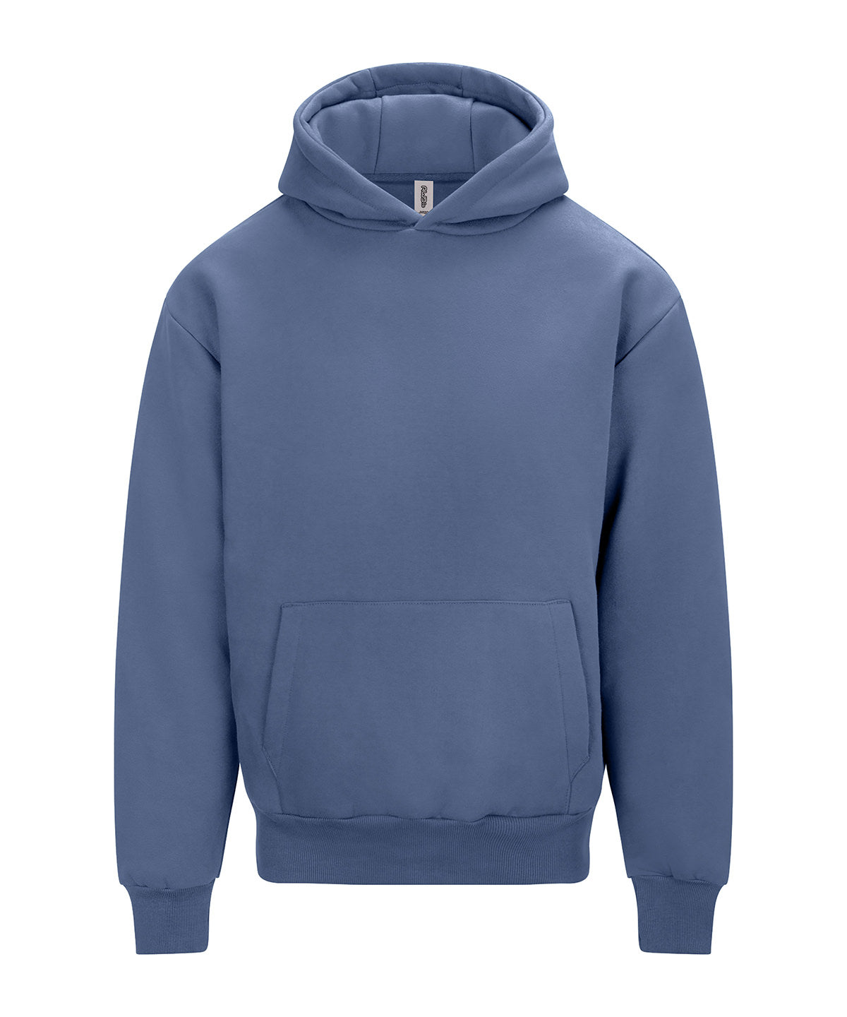 Signature Heavyweight Hoodie in Atlantic Blue, front view