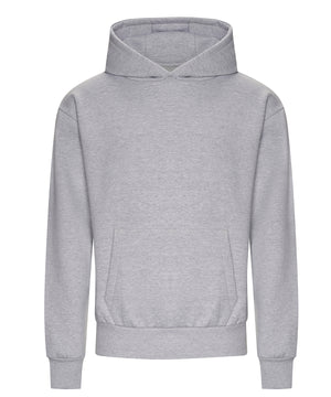 Signature Heavyweight Hoodie in Heather Grey, front view