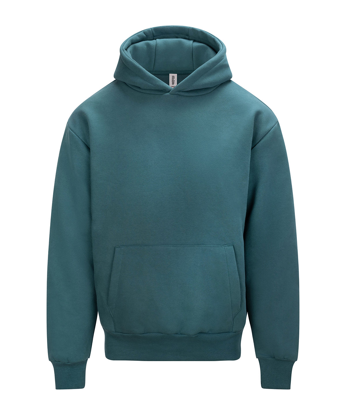 Signature Heavyweight Hoodie in Teal, front view