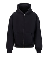 Signature Heavyweight Zoodie in Deep Black, front view