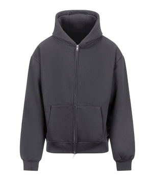 Signature Heavyweight Zoodie in Solid Charcoal, front view