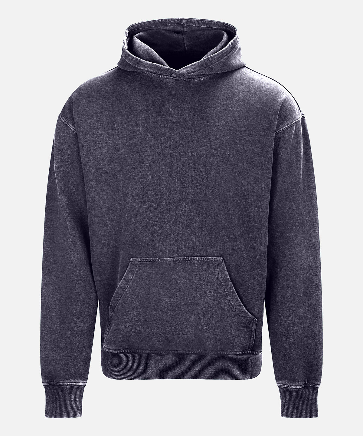 Vintage Washed Hoodie in Washed Grey, front view