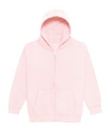 Kids Zoodie in Baby Pink, front view