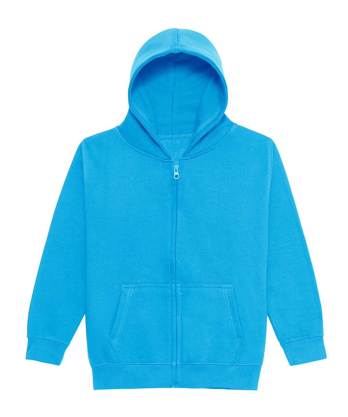 Kids Zoodie in Hawaiian Blue, front view