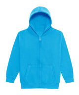 Kids Zoodie in Hawaiian Blue, front view