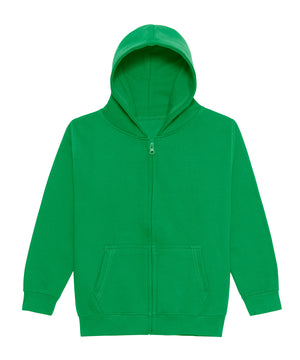 Kids Zoodie in Kelly Green, front view