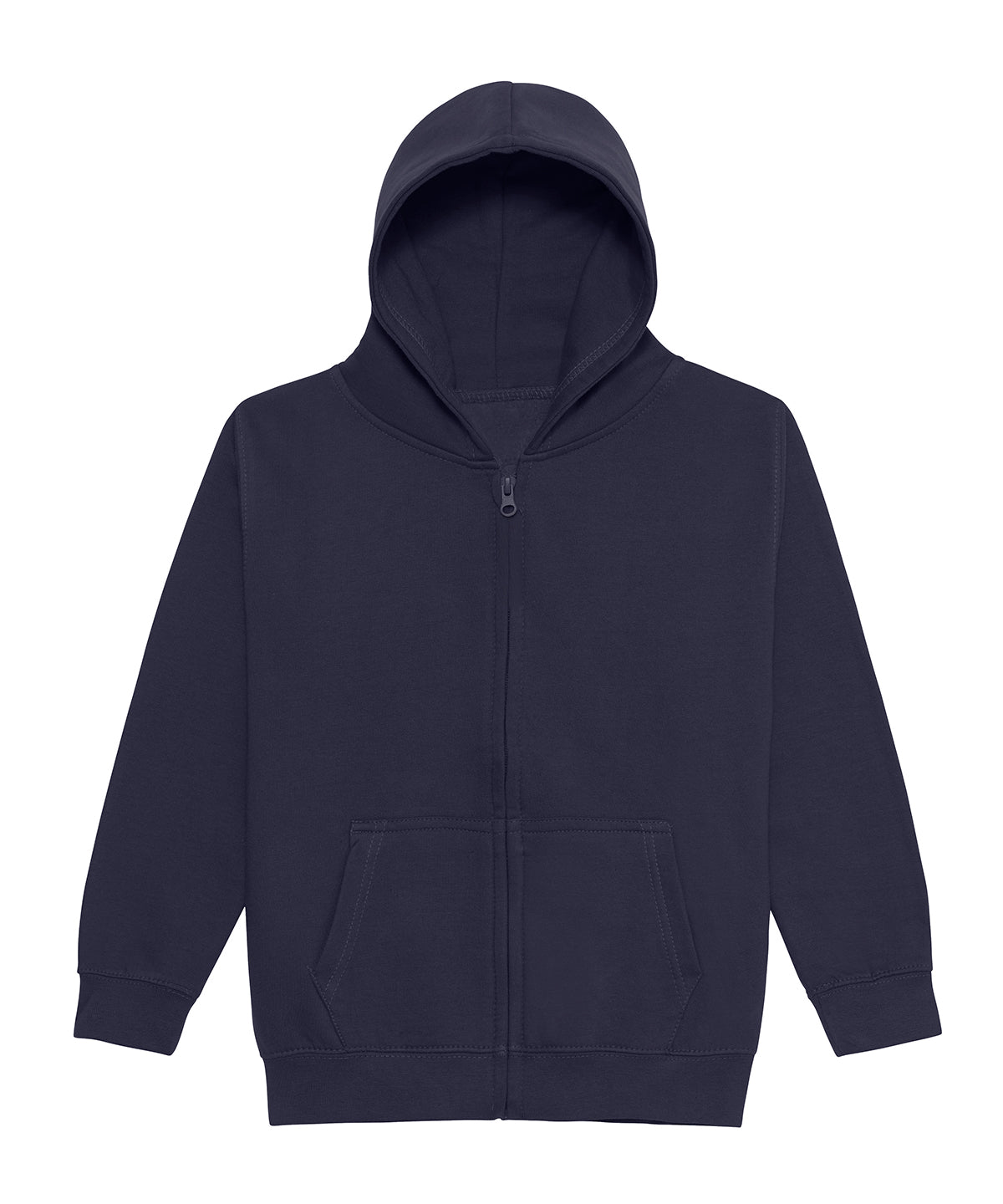 Kids Zoodie in New French Navy, front view