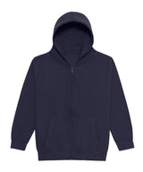 Kids Zoodie in New French Navy, front view