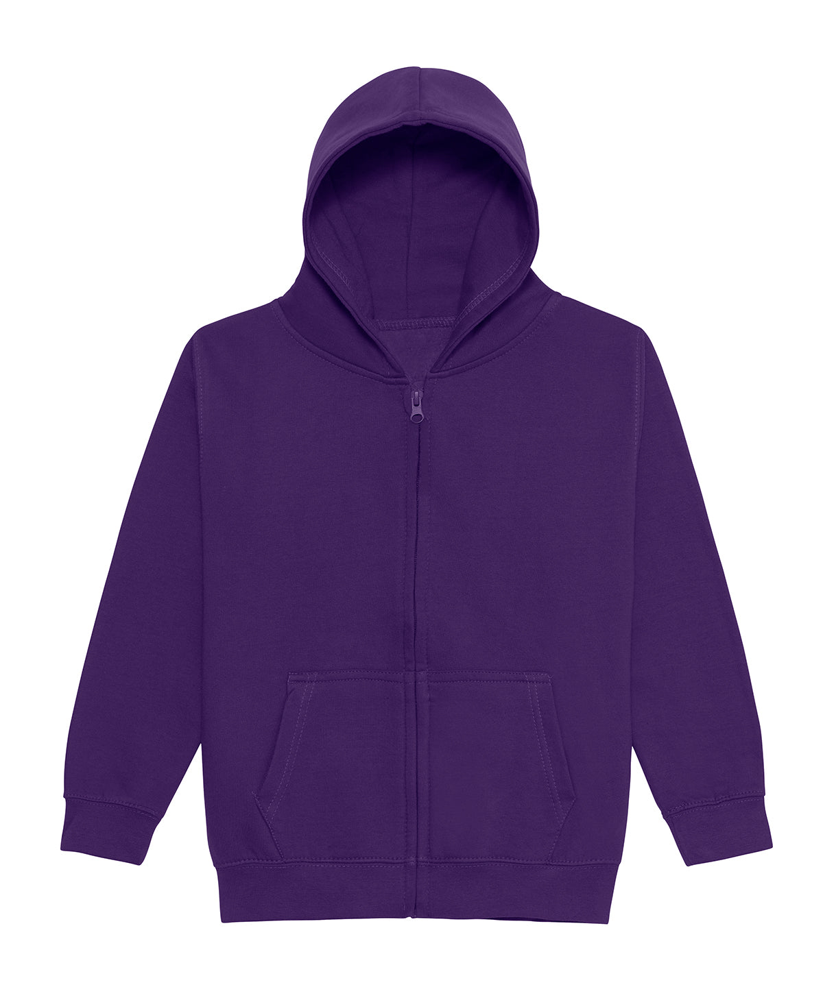Kids Zoodie in Purple, front view