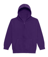 Kids Zoodie in Purple, front view