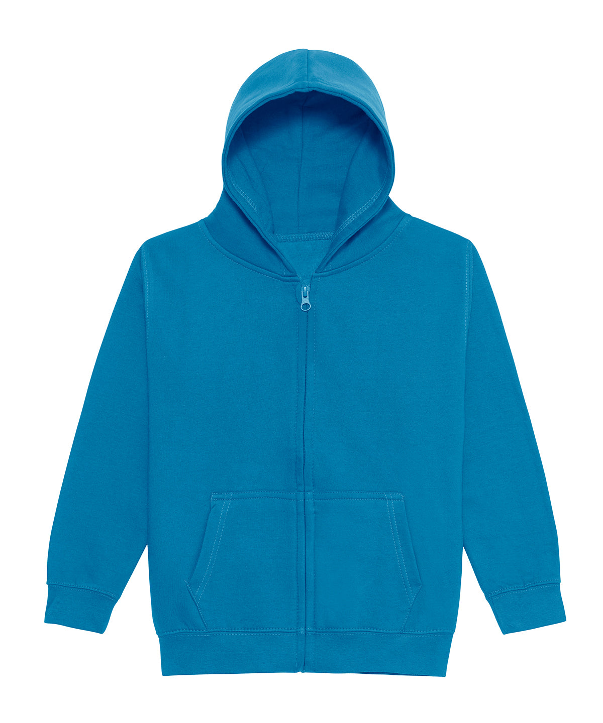 Kids Zoodie in Sapphire Blue, front view