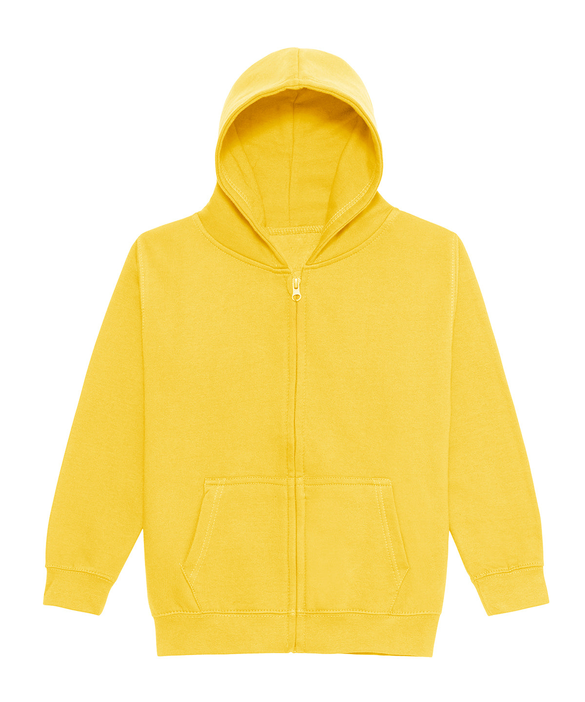 Kids Zoodie in Sun Yellow, front view