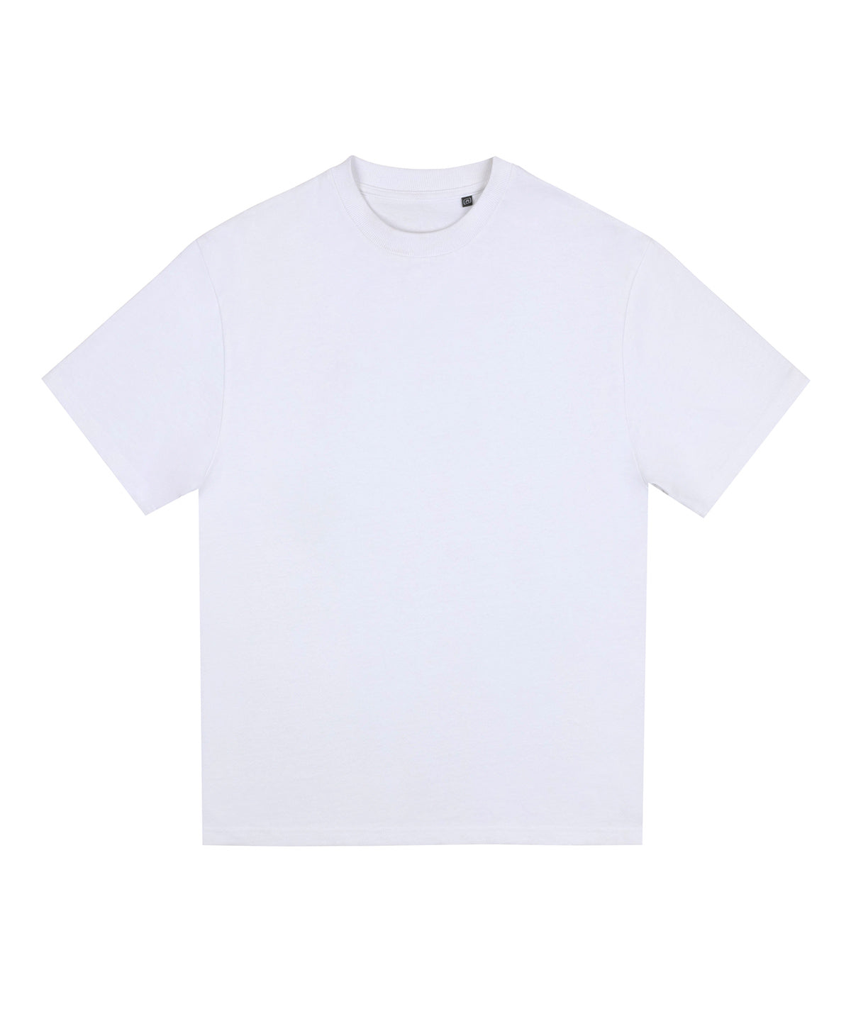 Signature Heavyweight T in White, front view
