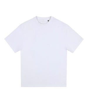 Signature Heavyweight T in White, front view