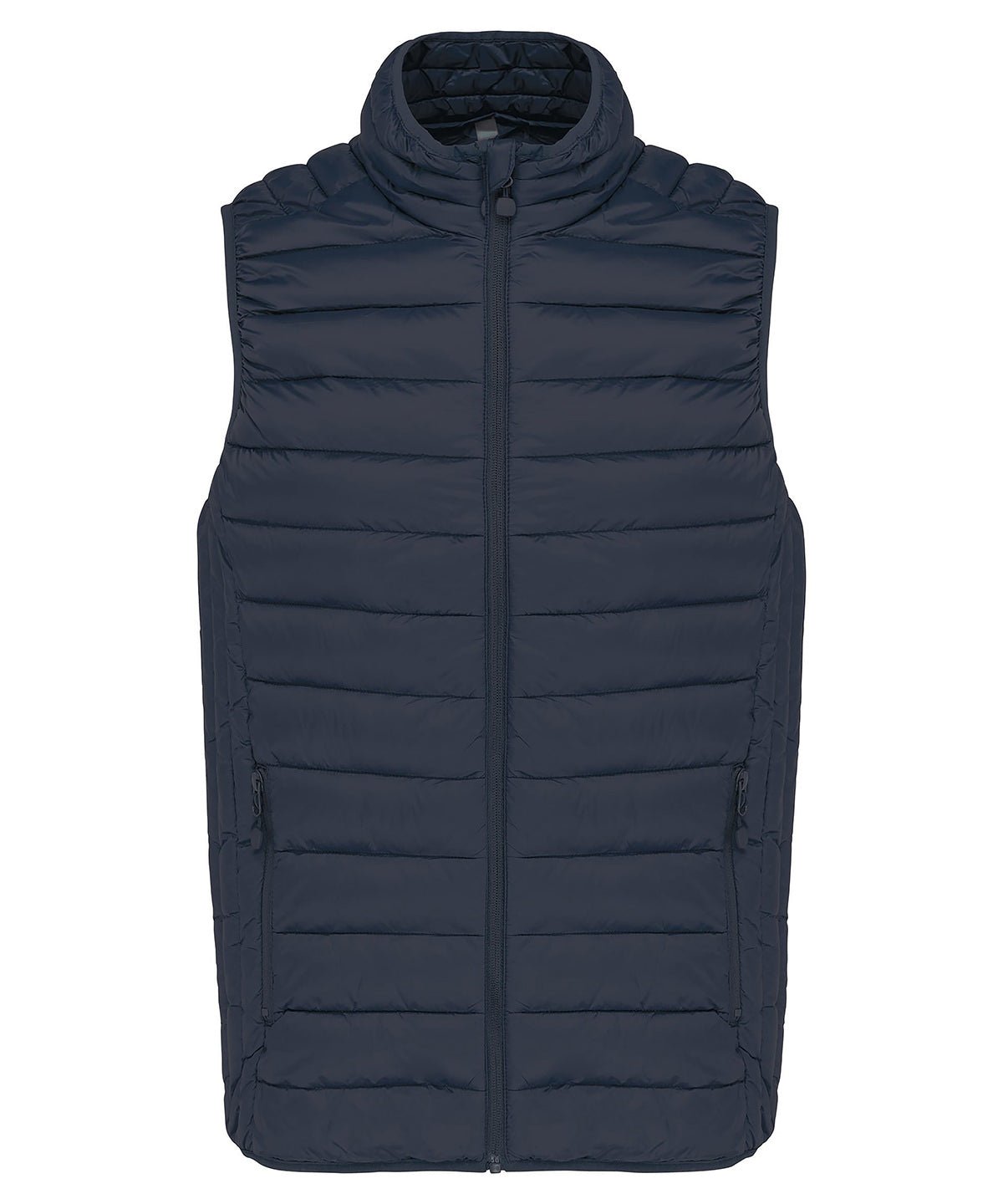 Lightweight Padded Bodywarmer in Navy, front view