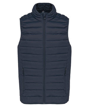 Lightweight Padded Bodywarmer in Navy, front view