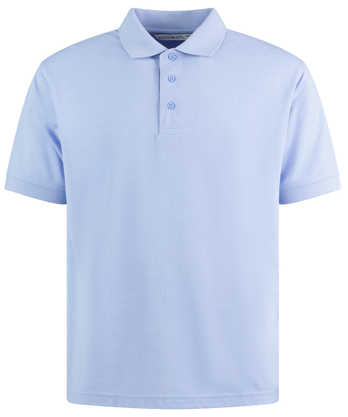 Klassic Polo with Superwash® 60°C (Classic Fit) in Light Heather Blue, front view