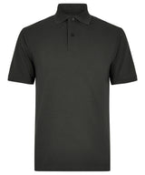 Regular Fit Recycled Superwash® 60°C Polo in Charcoal, front view