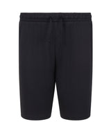 Adults Team Shorts No Pockets in Black, front view