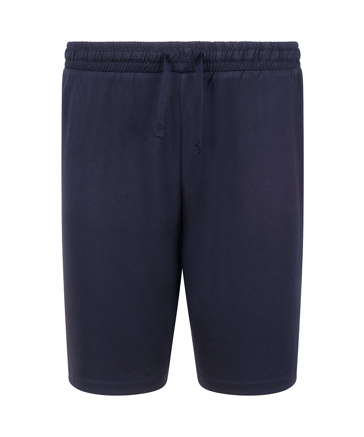Adults Team Shorts No Pockets in Navy, front view