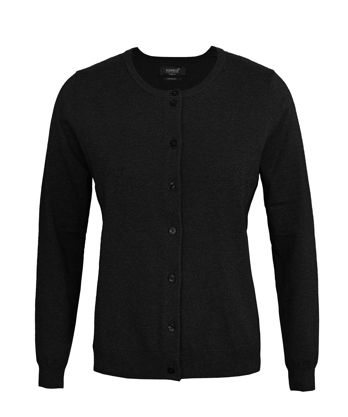 Women’s Brighton Cardigan in Black, front view