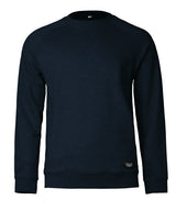 Georgetown – Timeless Luxury Crewneck in Dark Navy, front view