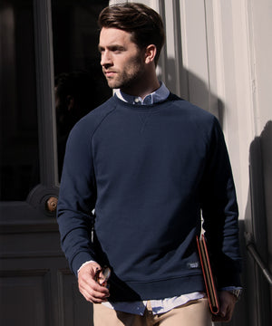 Lifestyle photo of the Georgetown – Timeless Luxury Crewneck