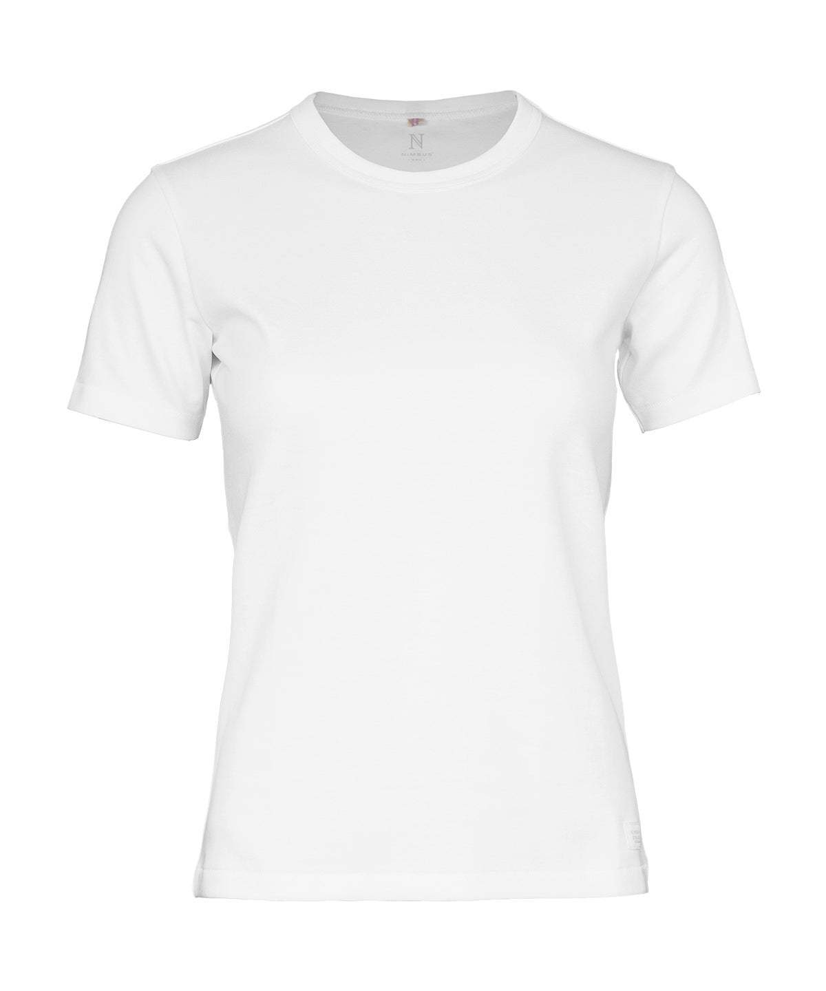 Women’s Santa Monica - the Interlock Tee in White, front view