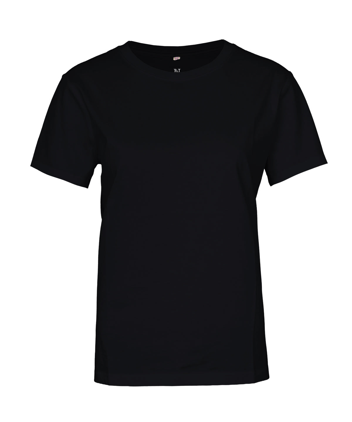 Women's Venice - Jersey Deluxe Tee in Black, front view