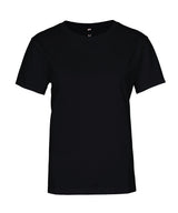 Women's Venice - Jersey Deluxe Tee in Black, front view