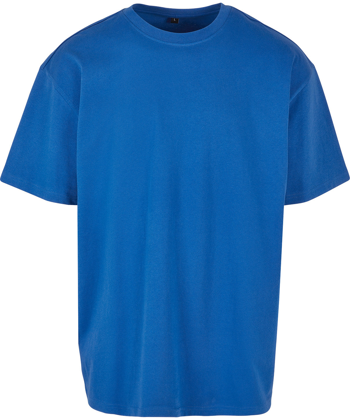 Oversized Jersey Tee in Cobalt Blue, front view