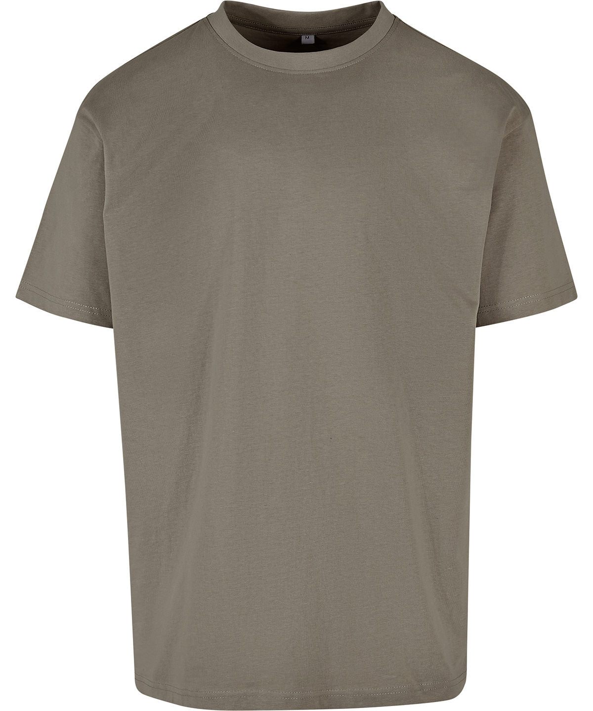 Oversized Jersey Tee in Pale Olive, front view